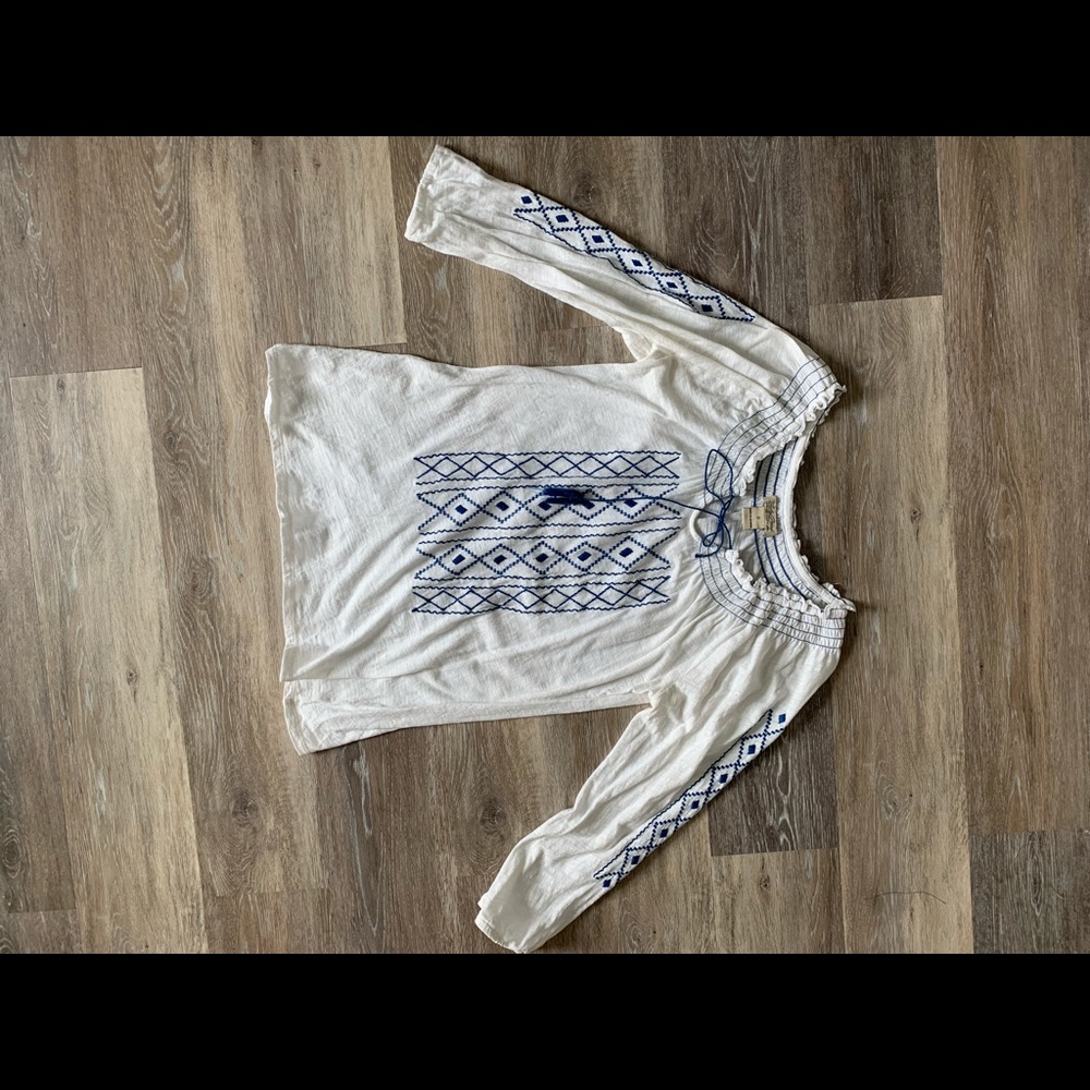 Lucky brand patterned blouse